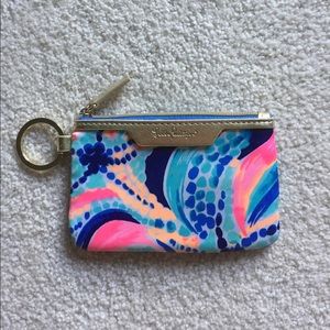 Lilly Pulitzer keychain wallet
