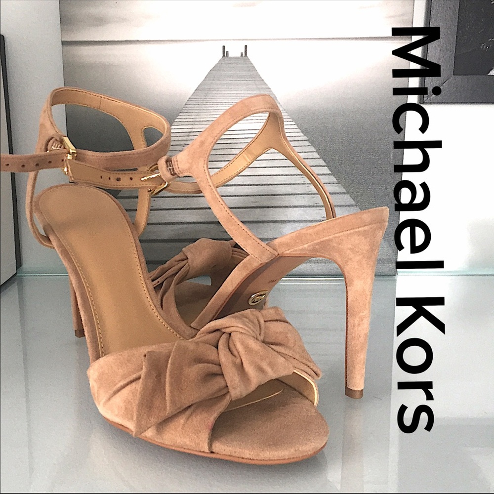 MICHAEL MICHAEL KORS Willa Suede Sandal BNW
