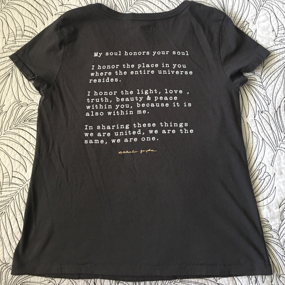 Spiritual Gangster Namaste tee Large