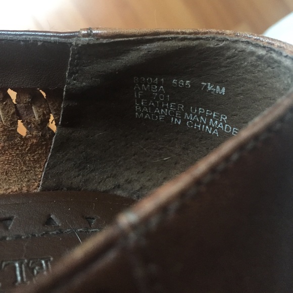 VINTAGE Woven Leather 1980s Peeptoe Leather Flats - Picture 7 of 7