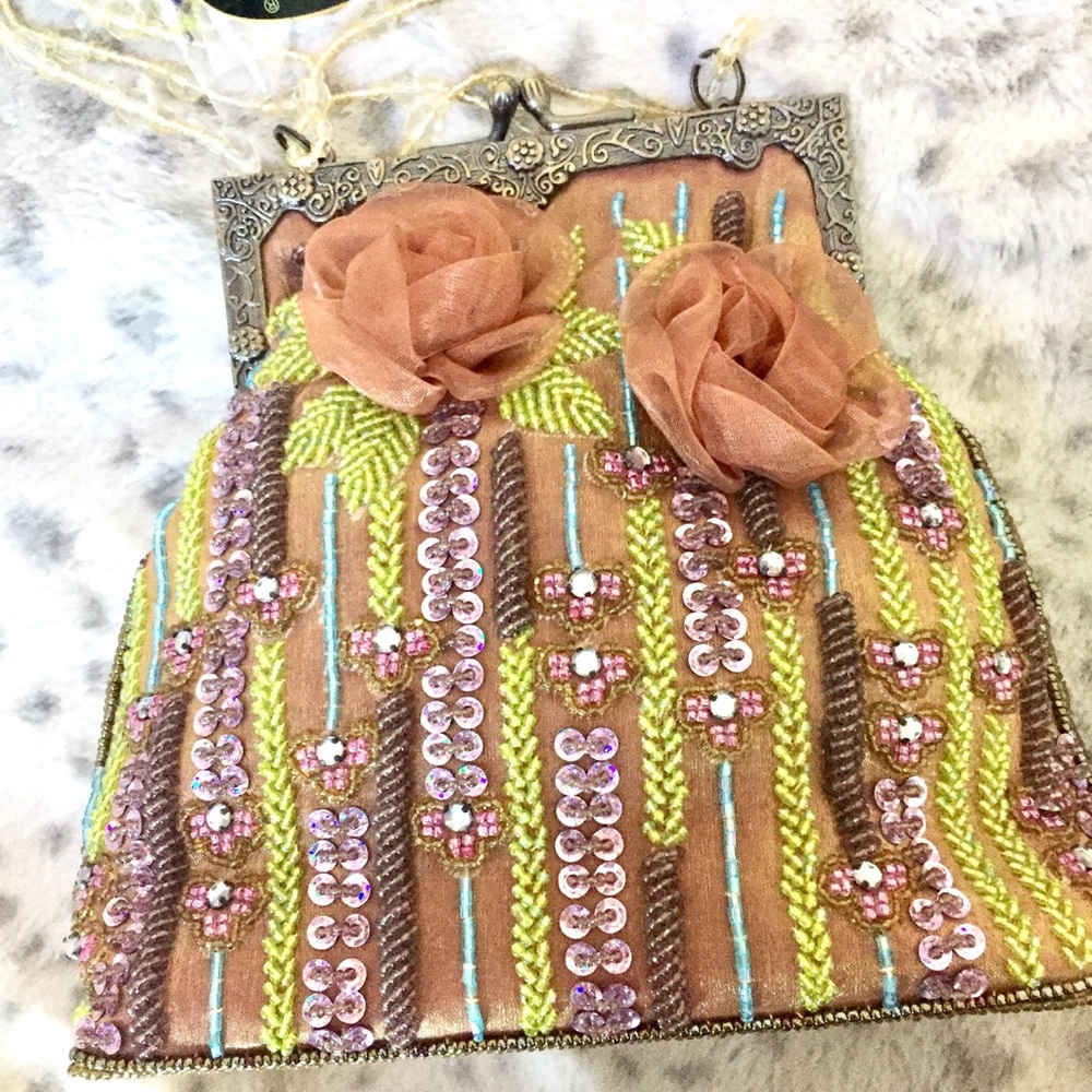 Beaded evening bag