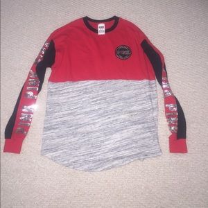 Long sleeve VS pink shirt!