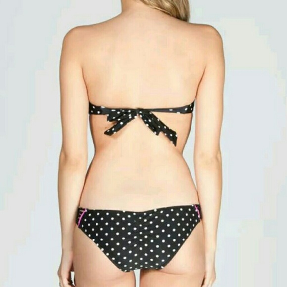 Rip Curl polka dot two piece bikini bathing swimsuit swimwear beach summer - Picture 2 of 7