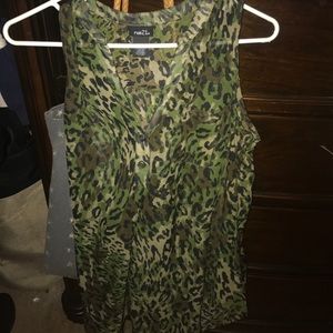 Dressy Loose Green Top