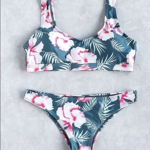 Floral print bikini