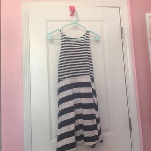 Dark blue striped old navy dress