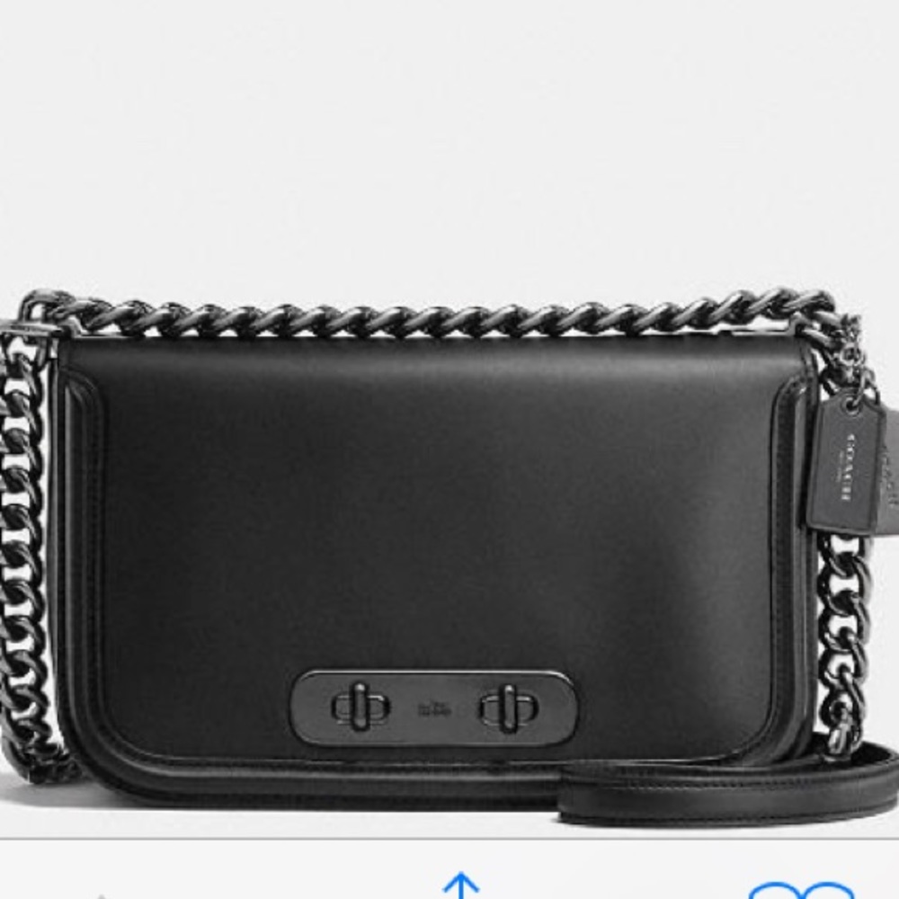 Coach swagger shoulder glovetanned leather 54640