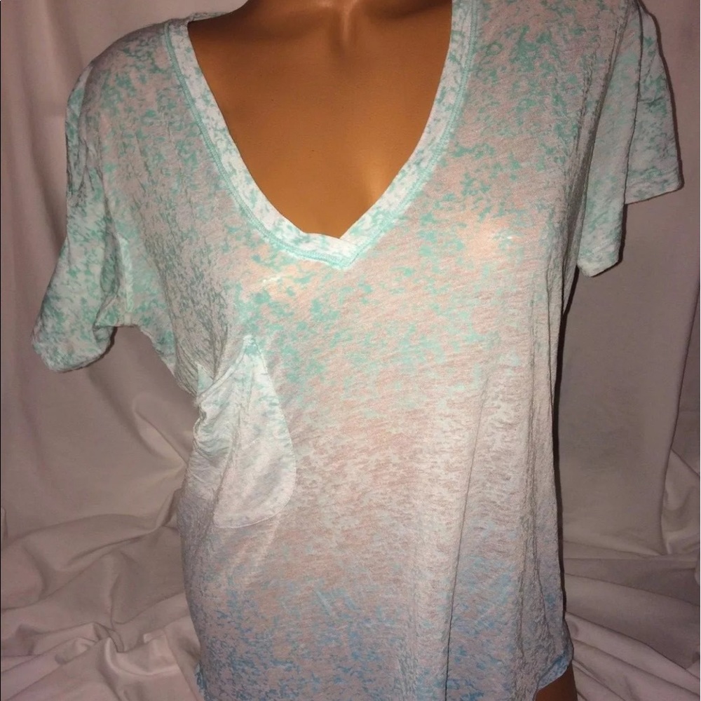 Victoria Secret ombré burnout tee