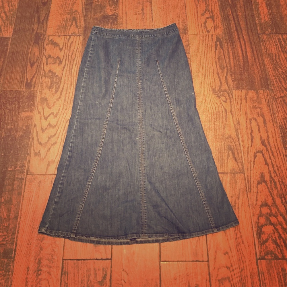 Long Jean skirt