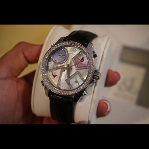 AUTHENTIC Jacob&Co world time Diamond Bezel watch