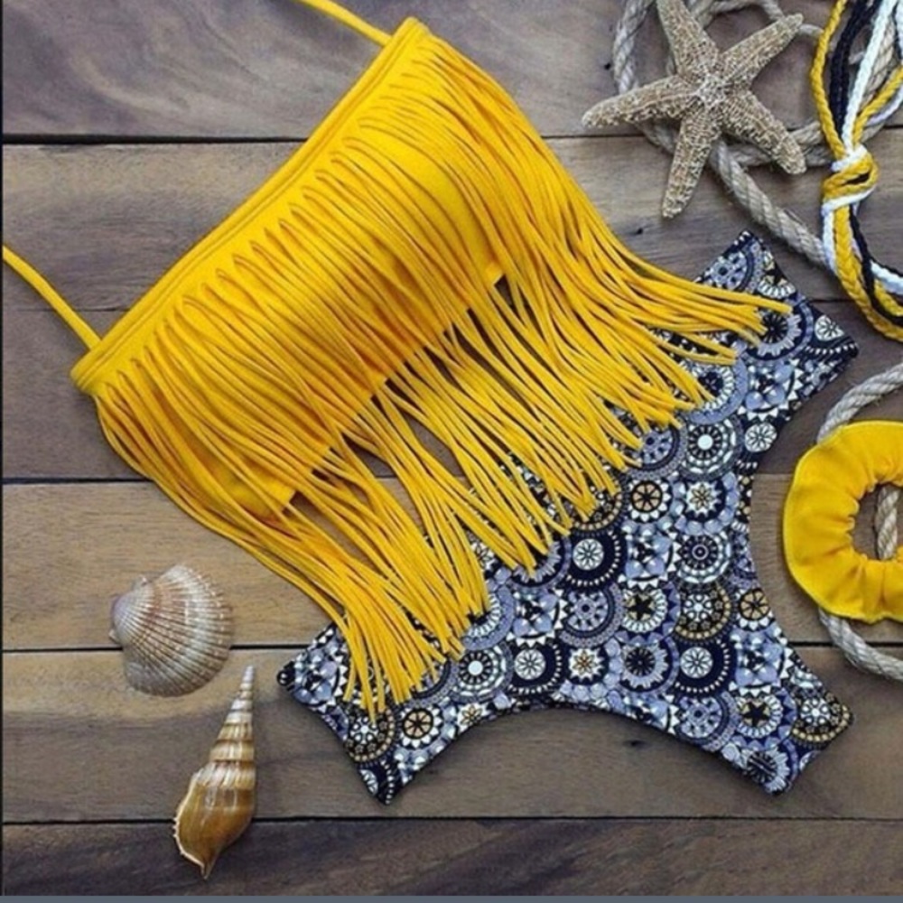Fashion Sexy Women Tassel Bikini 👙