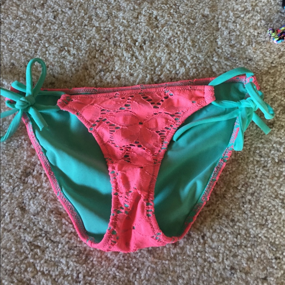 VS 🌺 neon floral bikini bottom