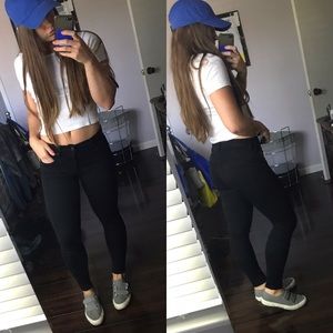 Agolde Black Skinny Jeans