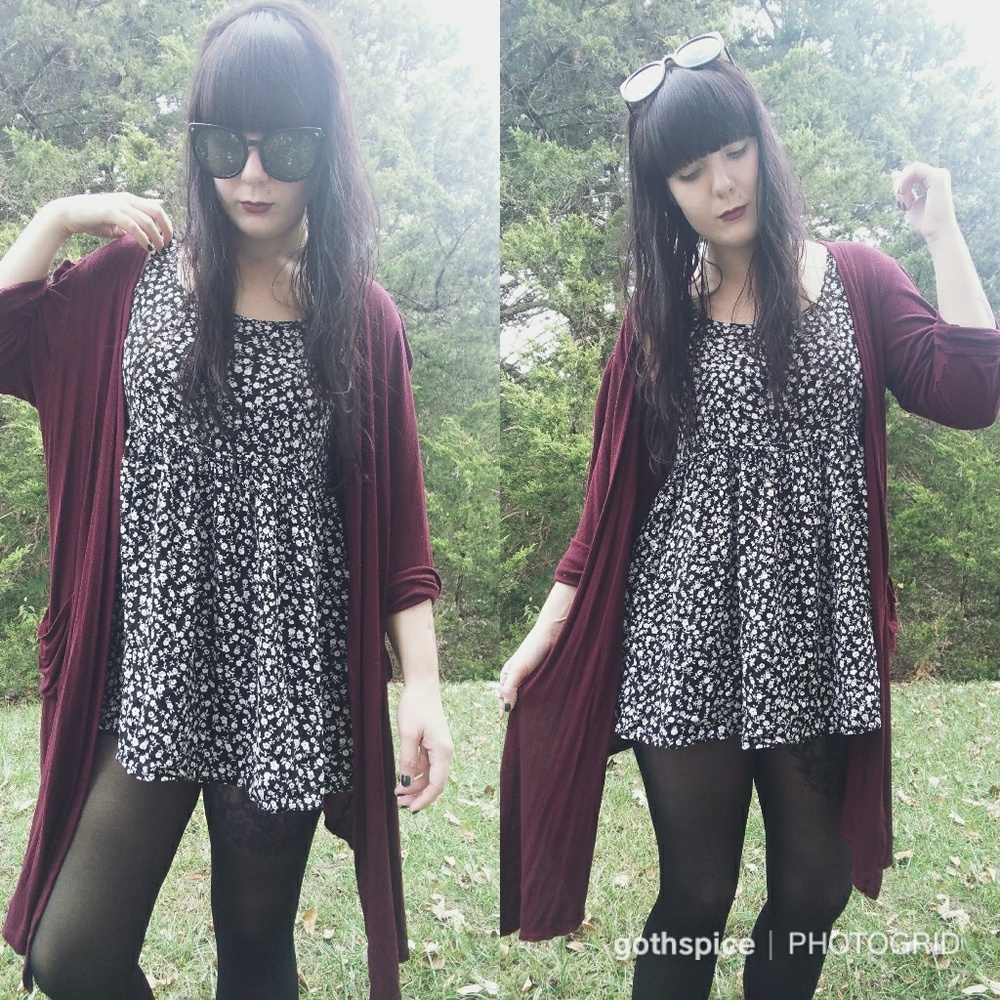 ❌SOLD❌B&W Babydoll Tunic/Dress - Picture 1 of 4