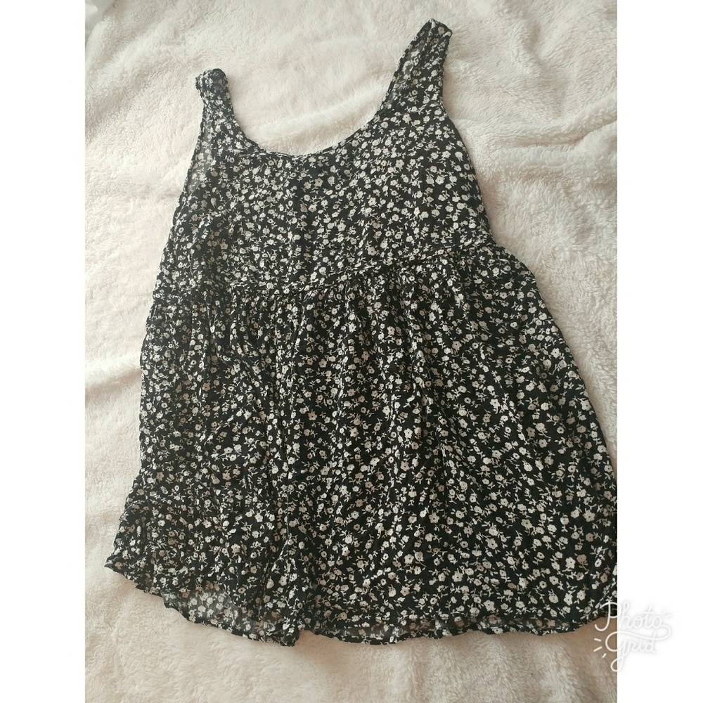 ❌SOLD❌B&W Babydoll Tunic/Dress - Picture 4 of 4