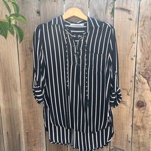 Faithfull the Brand lace up neckline top