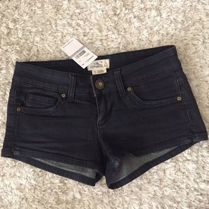 O'Neill women's Wesley black denim shorts