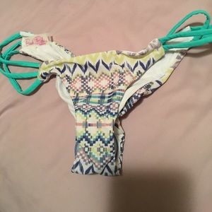 Beach babe swimwear bikini bottom scrunch