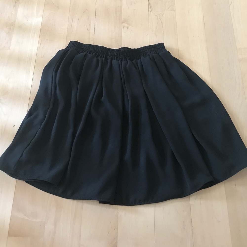 Brandy Melville Black Mini Skirt