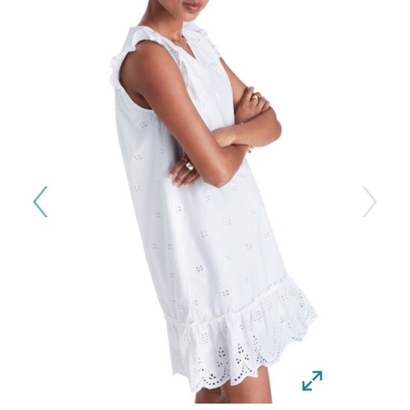 Madewell Eyelet Garden Dress NWT - Picture 3 of 5