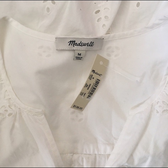 Madewell Eyelet Garden Dress NWT - Picture 5 of 5