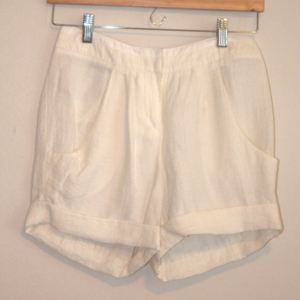 BCBGirls Cream Dress Shorts