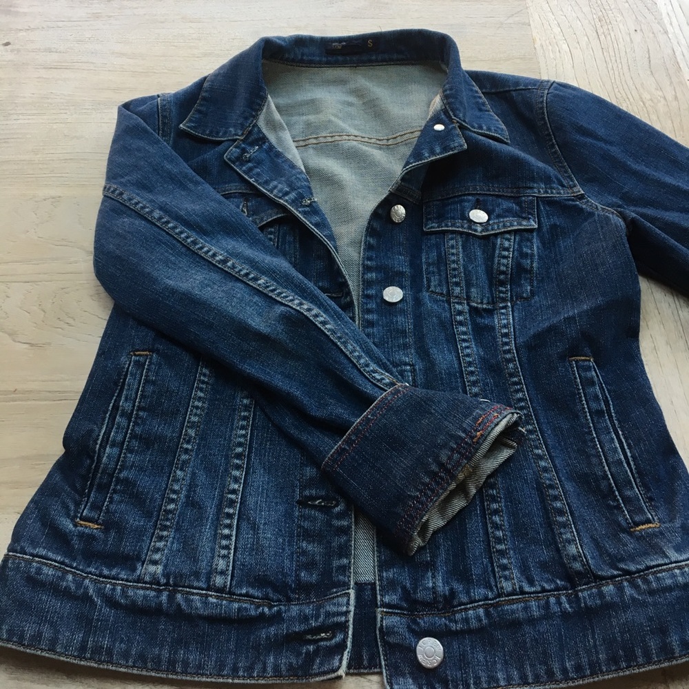 J Crew size S women's jean jacket