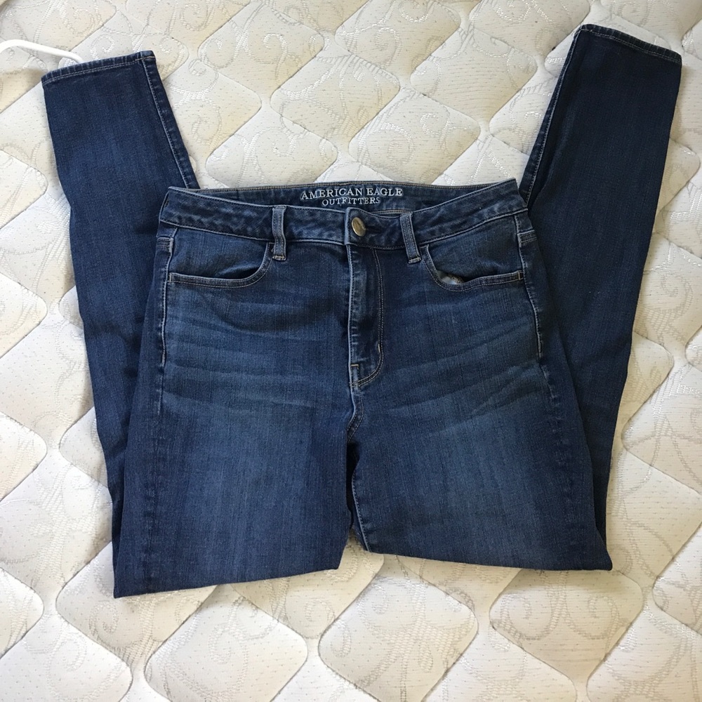 AE high rise jeggings