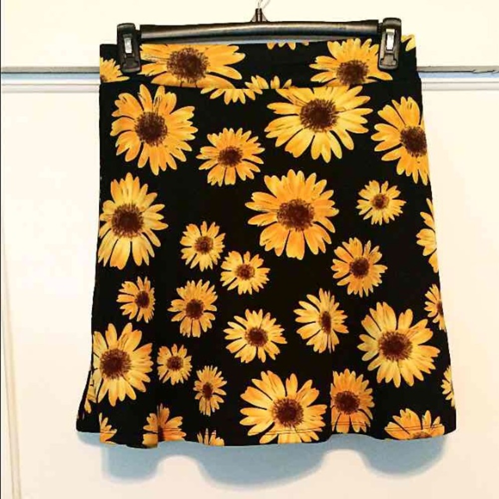 Sunflower Circle Skirt
