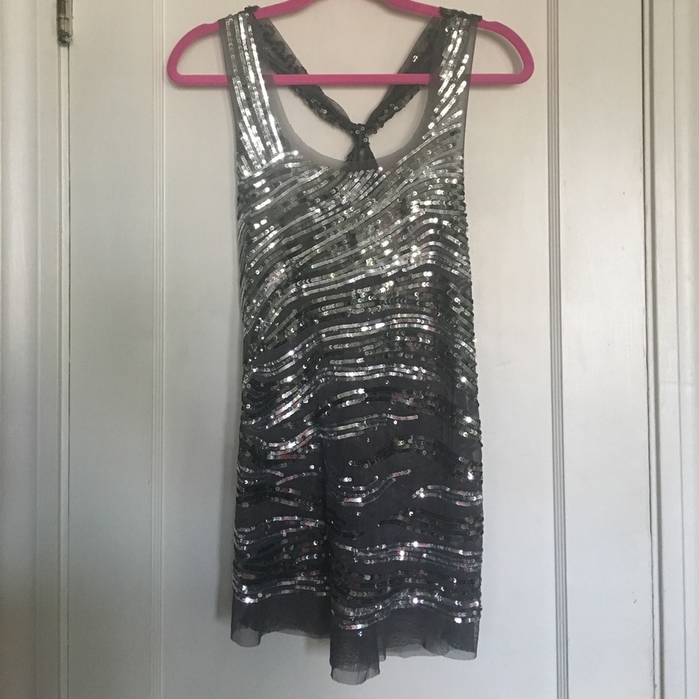 NYE Sequin Top