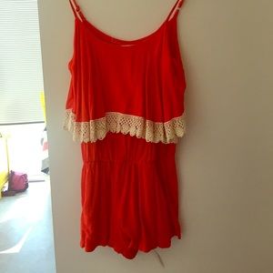 Orange romper