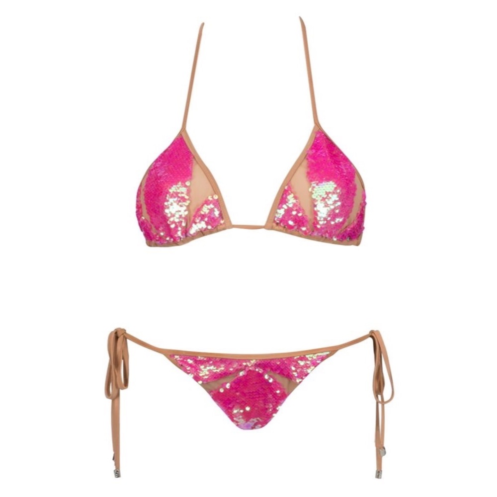 Beach Bunny Sequin Ray Of Light Bikini