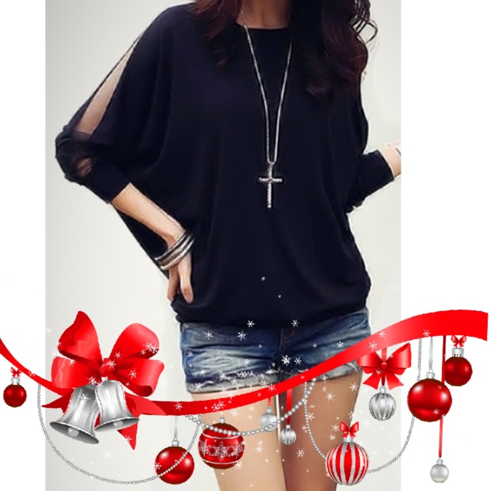 SOLD Sheer♦️ l Sleeves l Top - Picture 2 of 8