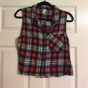 Plaid Crop Top Forever 21