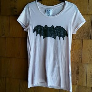 Blush pink bat tee