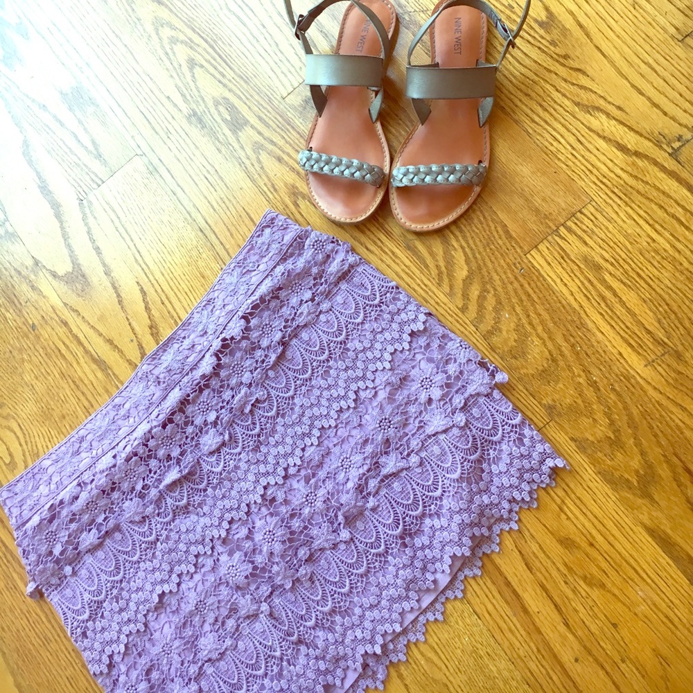 American Eagle purple knitted Skirt.
