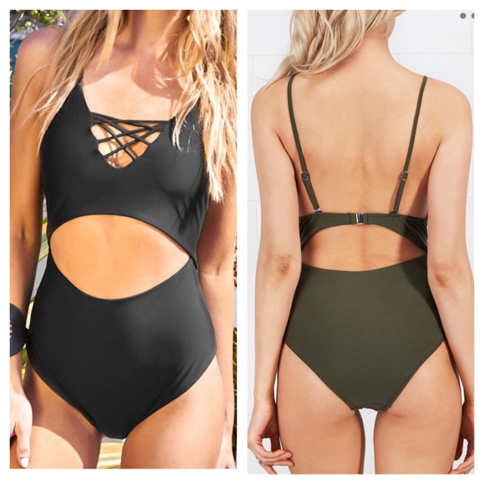 Black one piece