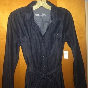 Gap denim shirt dress