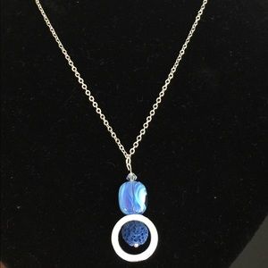🌺Diffuser Blue Lava Stone Necklace🌺