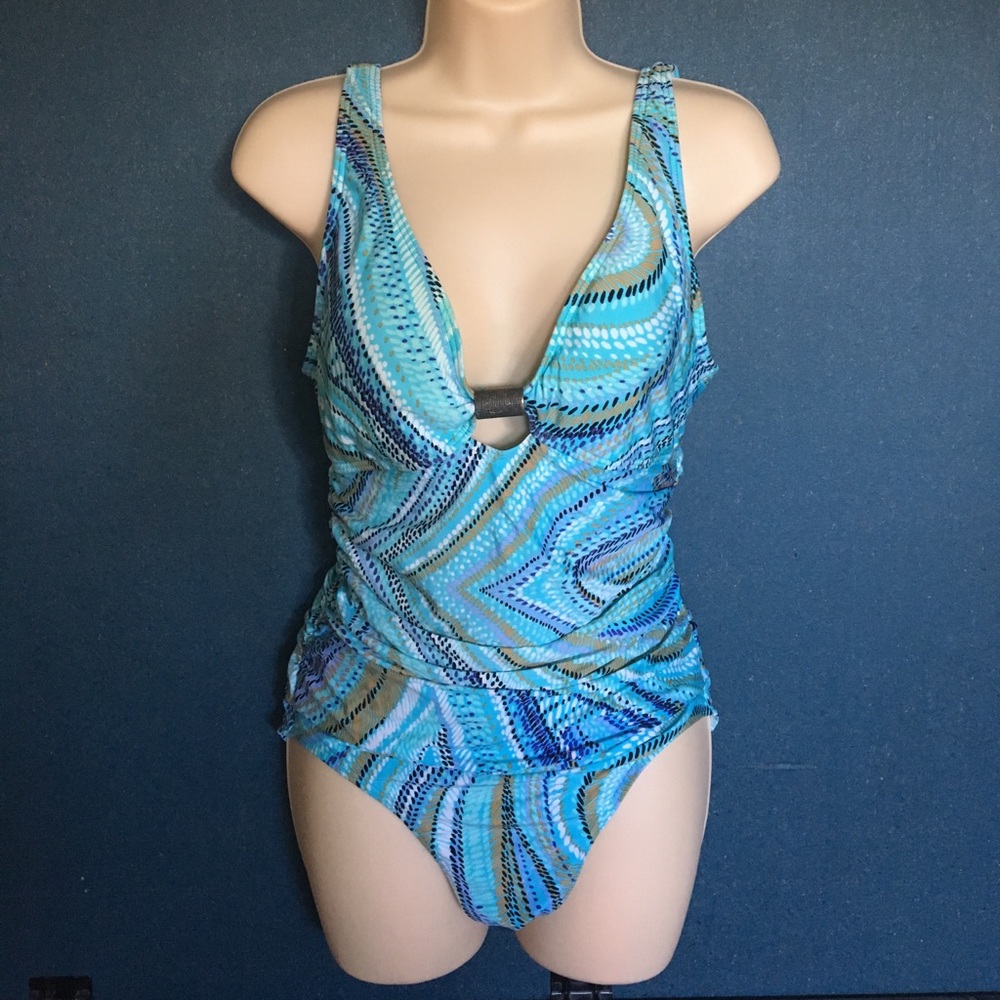 Jansen size 10 one piece swimsuit
