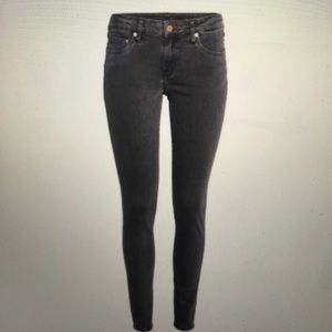 H&M Black Skinny Low Waist Jeans- Barely used
