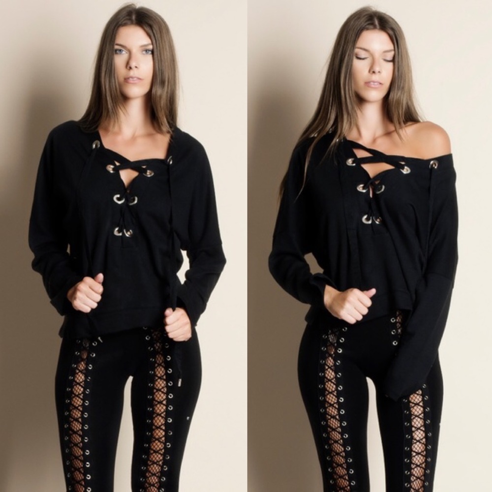 RYLIE Long Sleeve Top - D. PINK - Picture 5 of 5