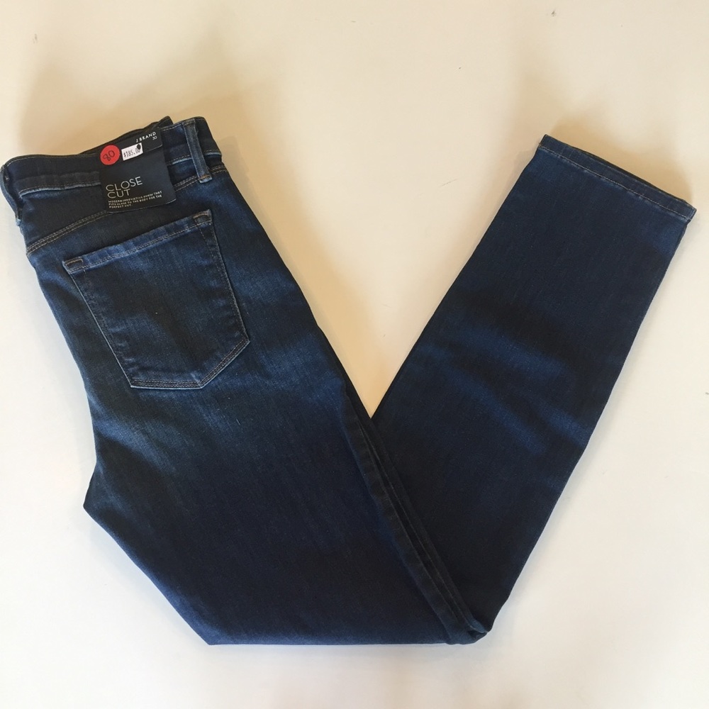 J Brand Close Cut Skinny Leg Mid Rise