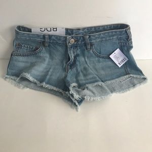 BDG Frayed Jean Shorts