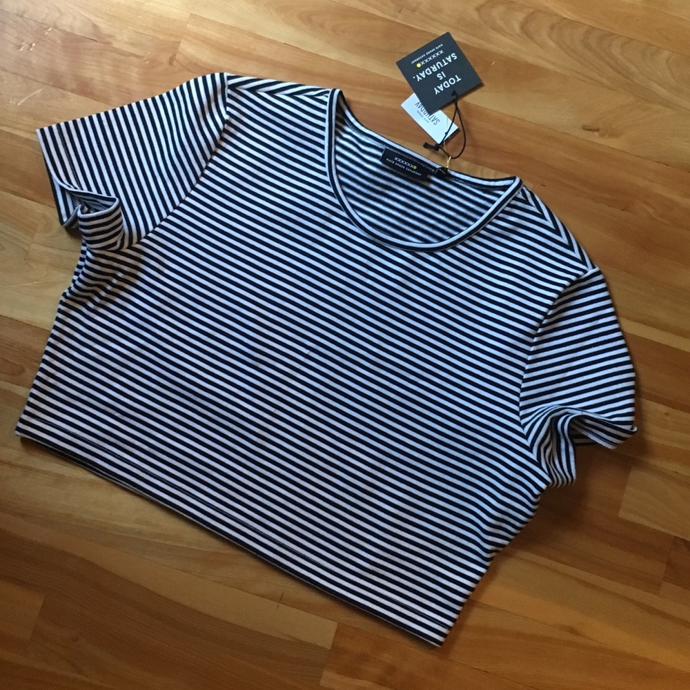 Striped crop top