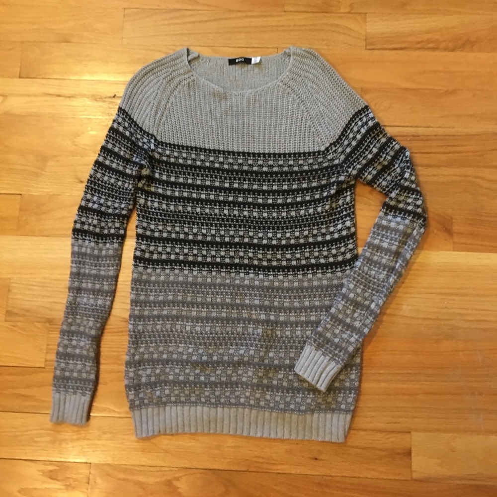 BDG light, dark gray and black long sweater ✨