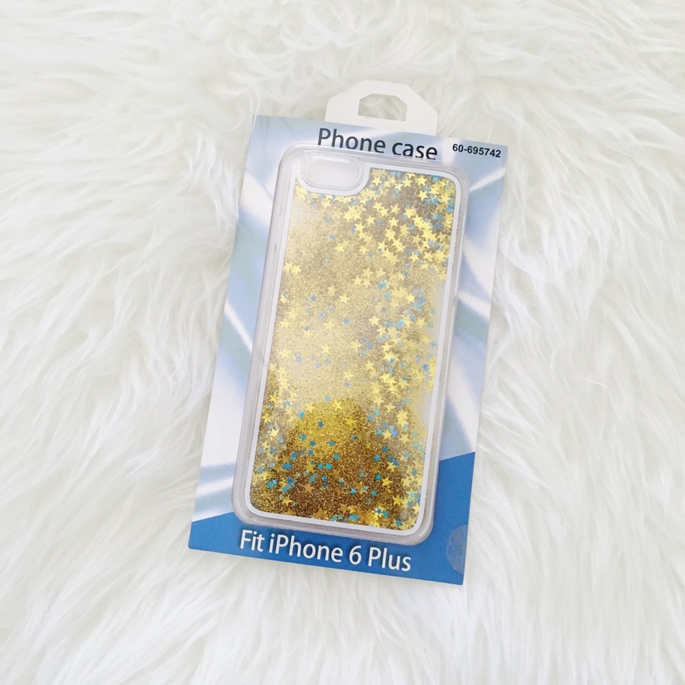 NWT iPhone 6/6s Plus Sparkly Clear Hard Case
