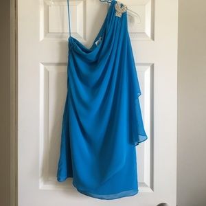 One shoulder homecoming dress
