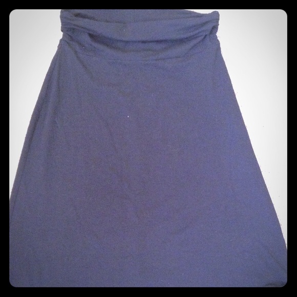 Eddie Bauer Black Midi Knit skirt Sz Medium - Picture 1 of 3