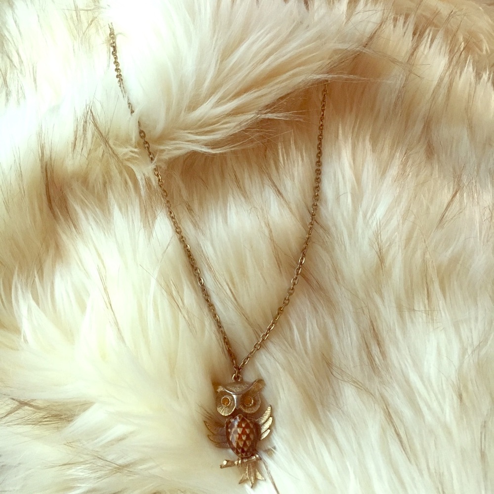 Adorable owl pendant